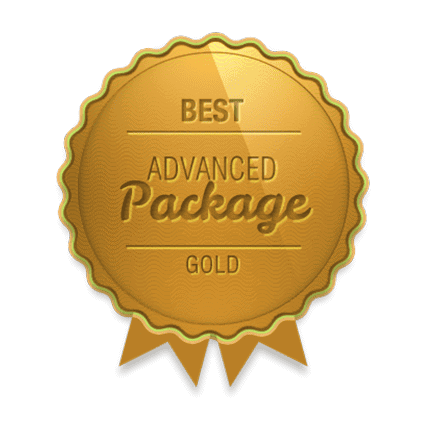Gold real estate marketing package