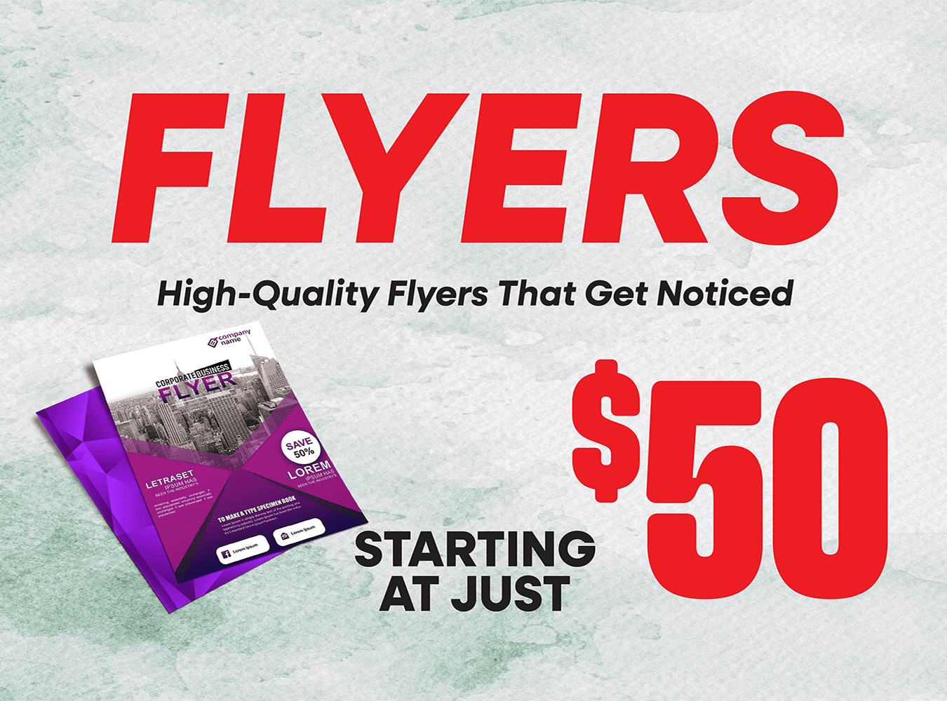 Gem Prints promotional banner